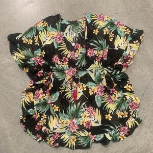 Floral Kimono Cover-Up